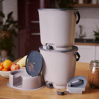 Organko bokashi compost bin for kitchen waste value pack. Indoor compost bins for kitchen food waste composting. UK bokashi composting