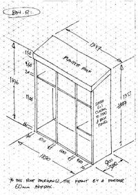 CUSTOM ORDER FOR BEN R - Wheelie Bin & Recycling Store with Green Roof Planter