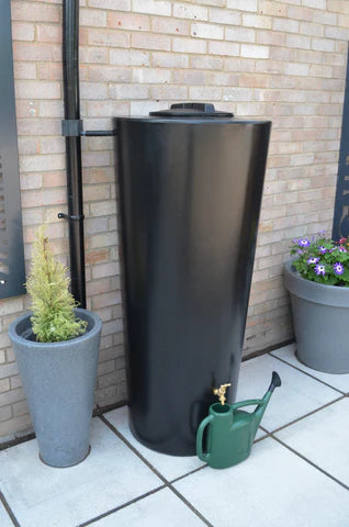 420 Litre Just Water Big City Water Butt in Black colour 