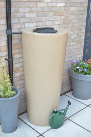 420 Litre Just Water Big City Water Butt in Sandstone colour 