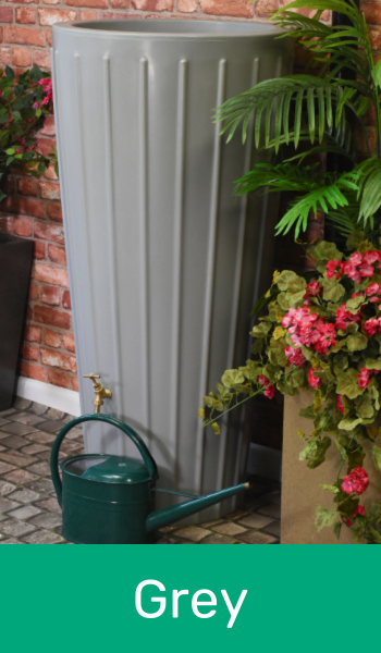 Cosmopolitan Water Butt with Planter in Grey