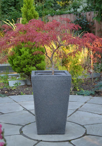 Barrington Garden Planter - multiple colours available. MDPE plastic indoor outdoor planter. Garden planter. Weather resistant plant pot. Architectural patio planter. Made in the UK