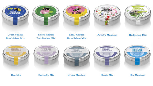 Wildflower seed ball tins, ideal gifts