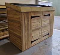 CUSTOM ORDER FOR MATT L - Garden Store with Green Roof Planter