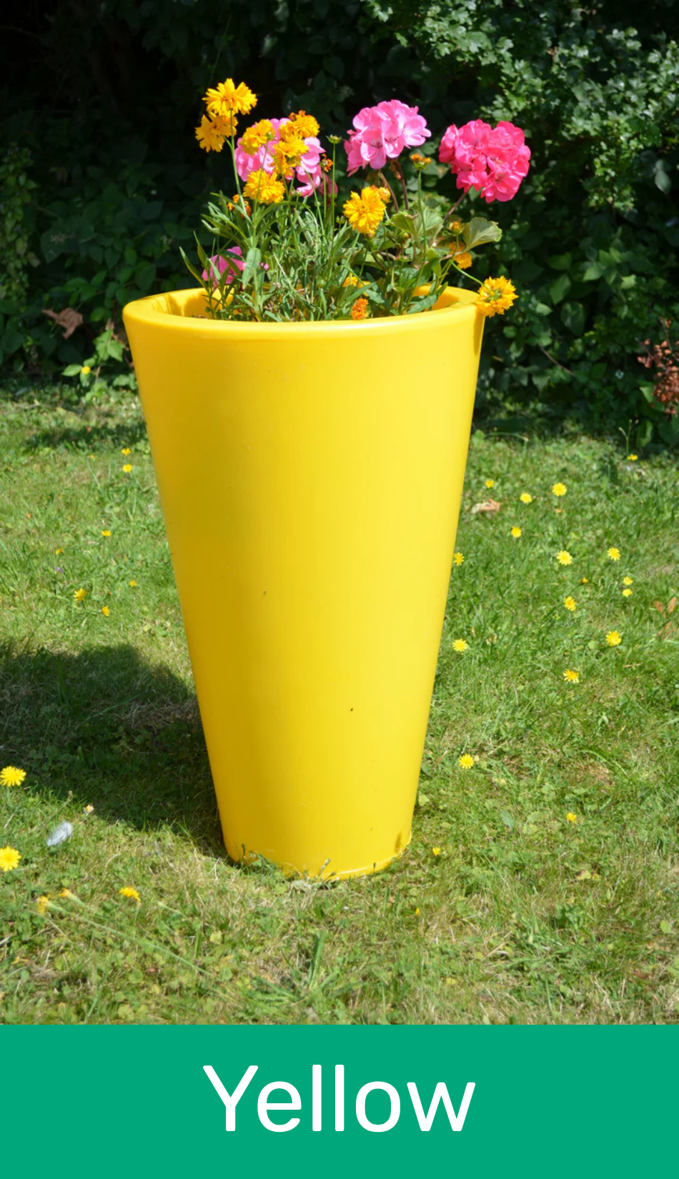 Mayne Kobi 26" Modern Polyethylene Resin Tall Planter In Black Prvw Vr~193542996 Mayne Kobi 26" Modern Polyethylene Resin Tall Planter In Black Prvw Vr~193542996