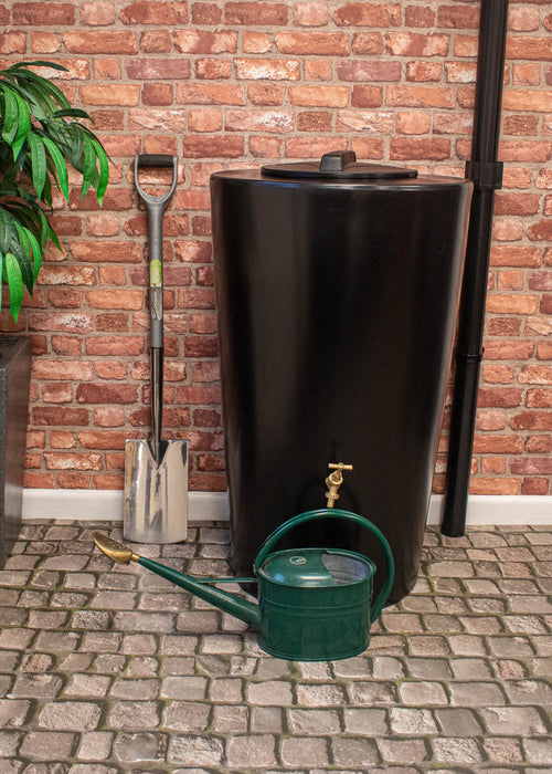200 Litre Just Water City Water Butt in Black colour