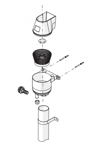 Guttermate Rainwater Diverter for use with water butts