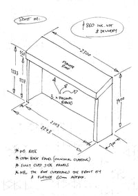 CUSTOM ORDER FOR SCOTT M - Bike Shelter with Green Roof
