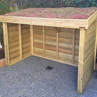 Bike Storage Shelter with Green Roof