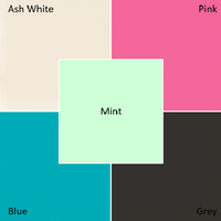 Choice of colours: ash white, pink, mint green, blue and grey house number signs 