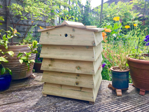 Beehive style garden compost bin